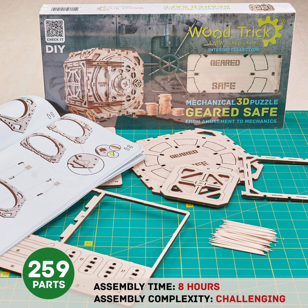 Wood Trick gift-ready 3D puzzle suitable for holidays.