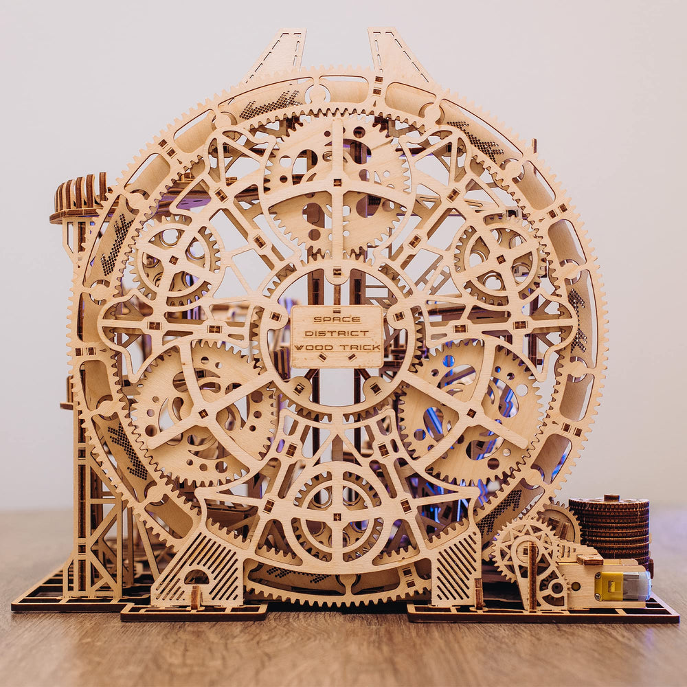 Wood Trick Marble Run makes a thoughtful gift for DIY enthusiasts.