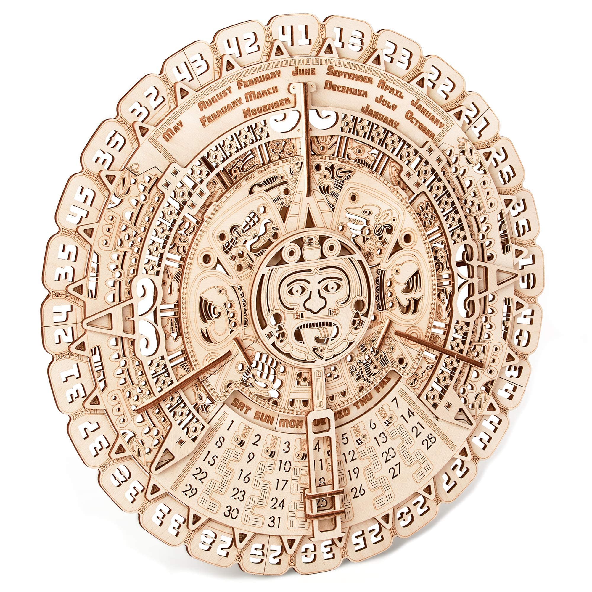 Wood Trick Mayan calendar gift idea for puzzle lovers and engineers.