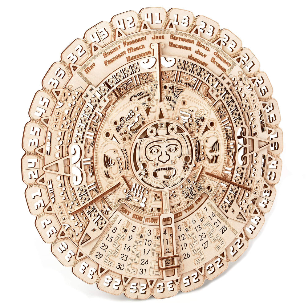 Wood Trick Mayan calendar gift idea for puzzle lovers and engineers.