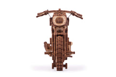 Wood Trick final model on display, emphasizing craftsmanship and engineering interest.