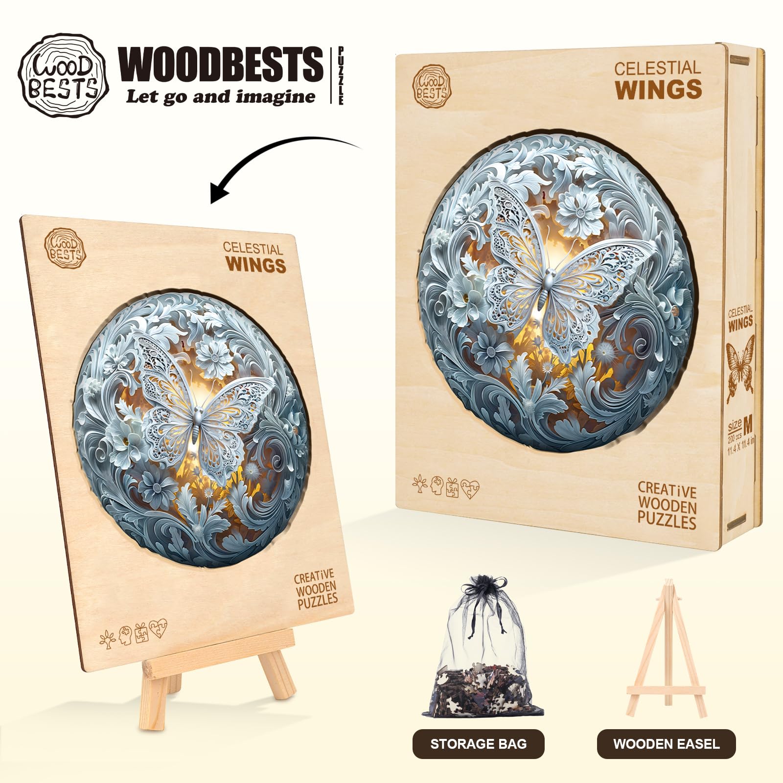 WOODBESTS relaxing puzzle for adults supports focus and patience during evenings