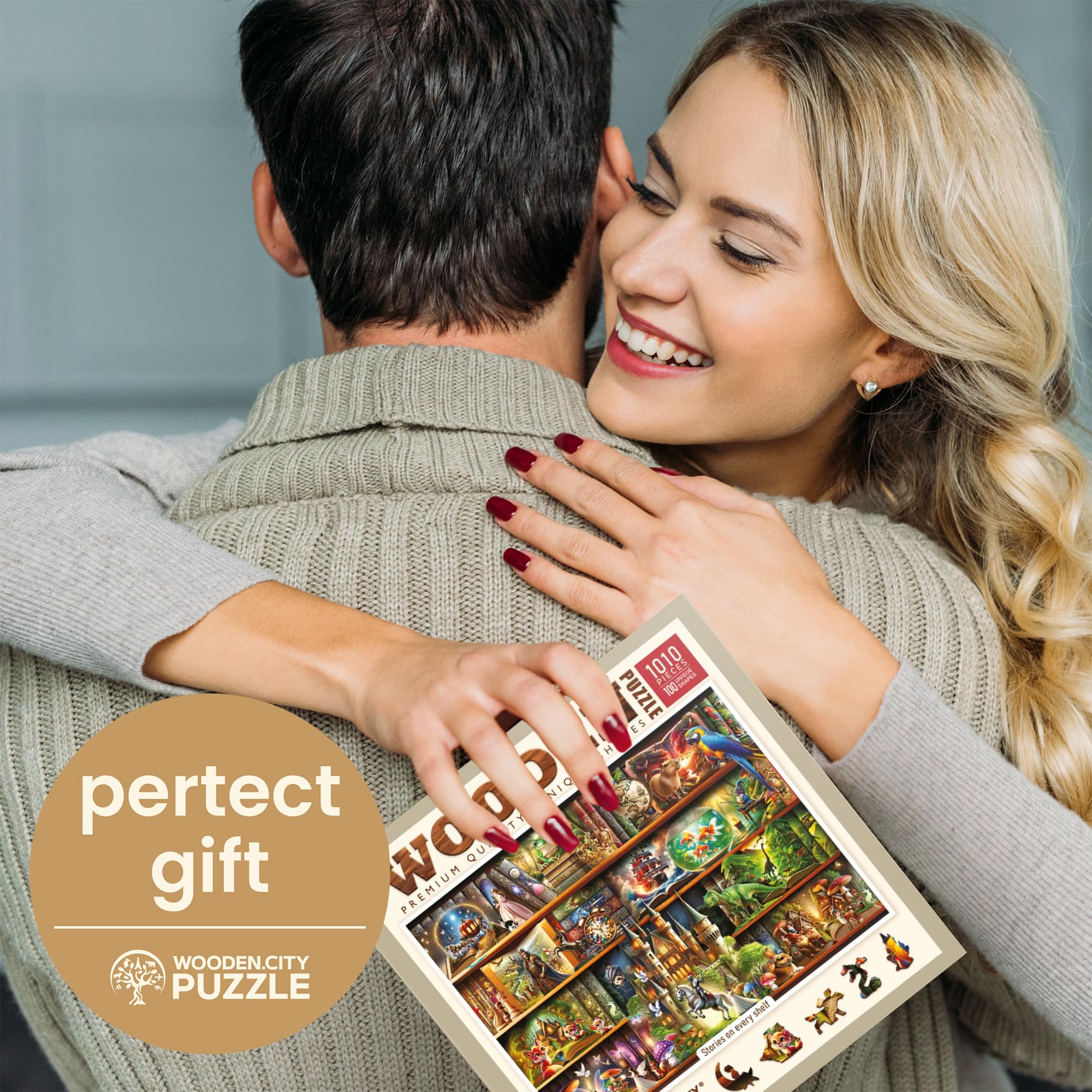 WOODEN.CITY EU-made quality ensures durable, well-cut pieces for long-lasting puzzling.