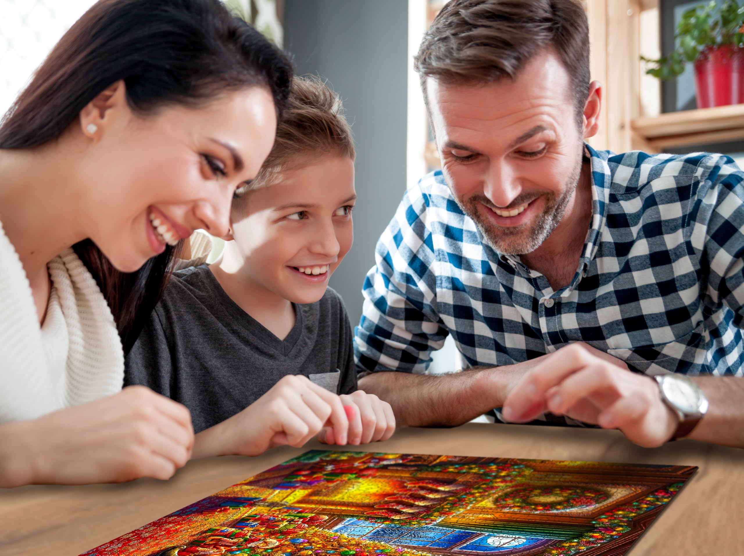 WOODEN.CITY heartwarming holiday artwork promotes family bonding and quiet focus.