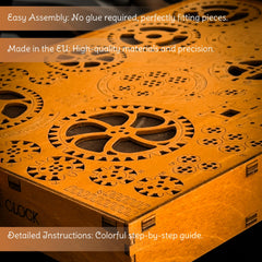 WOODEN.CITY instruction guide supports a smooth step-by-step build