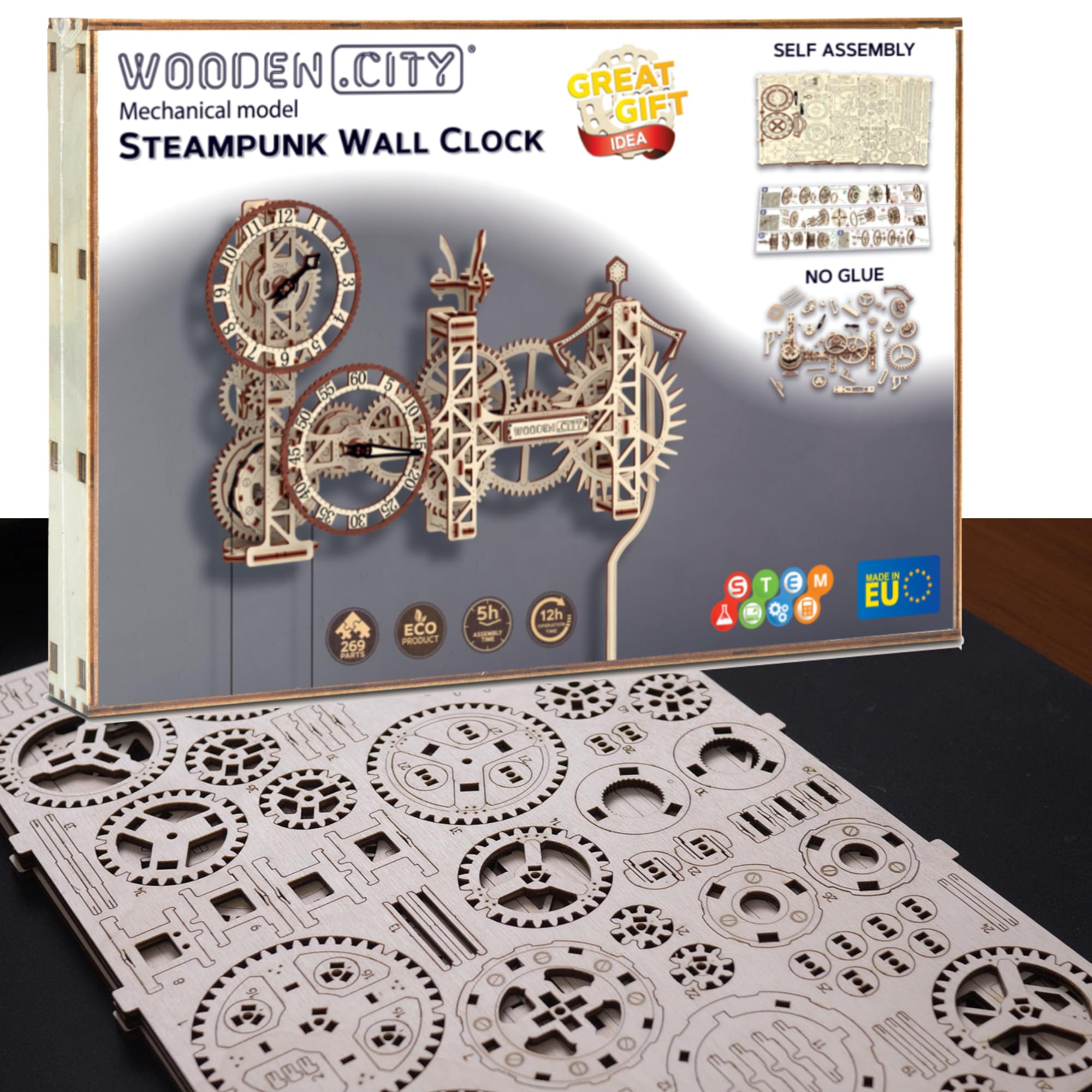 WOODEN.CITY eco-friendly design emphasizes sustainable craftsmanship.