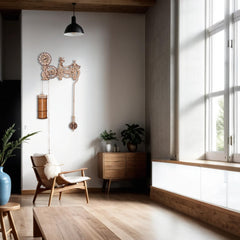 WOODEN.CITY wall-display-ready clock framed as bold home décor.