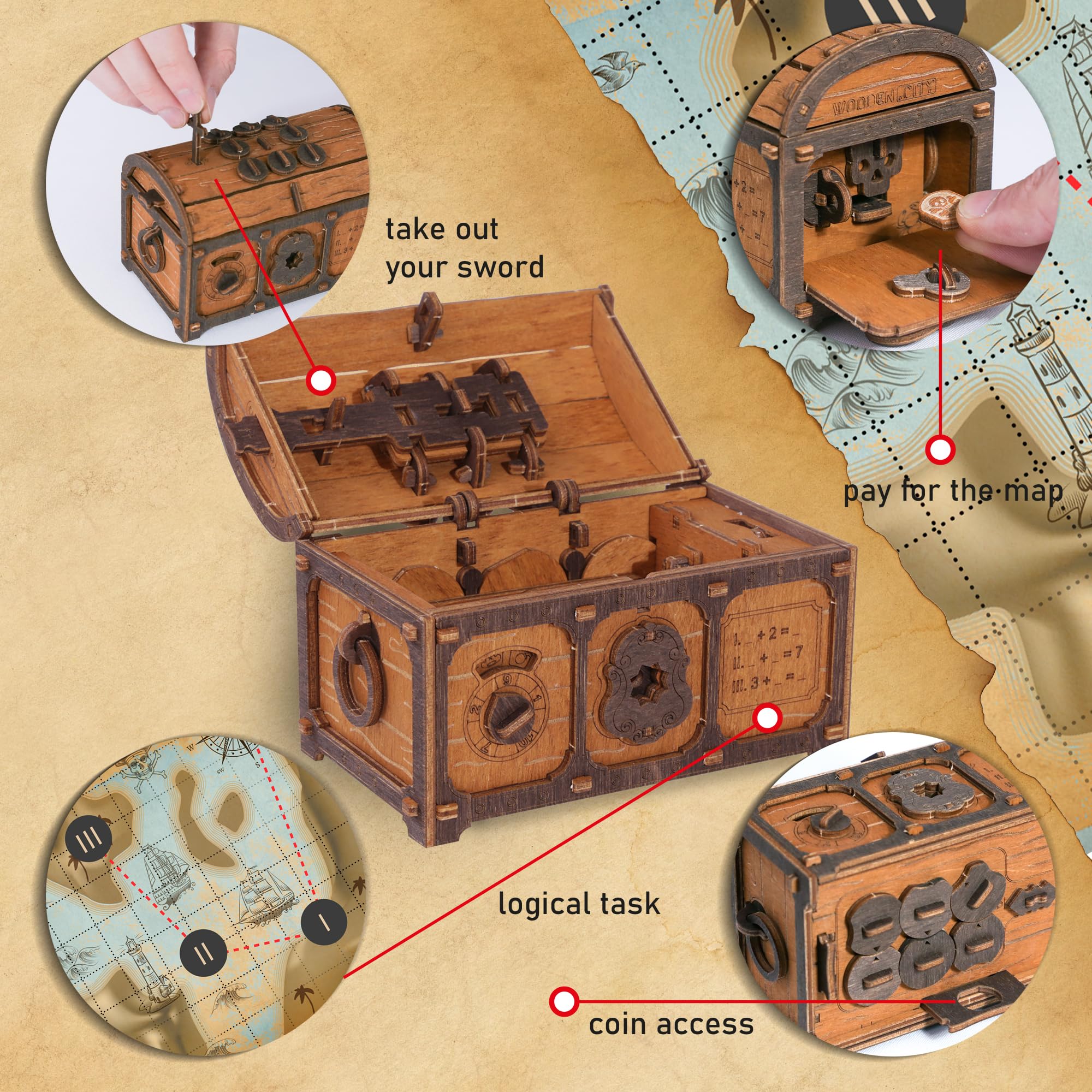 Compact finished size illustrates desk or shelf display potential.