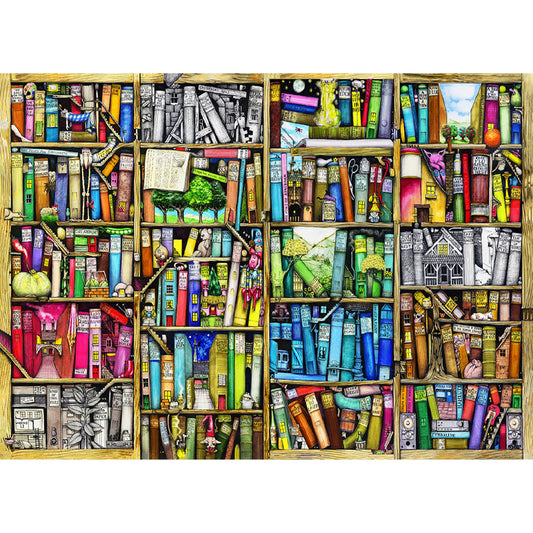 Wooden.City Unique Piece Shapes collection adds playful book-themed pieces to the puzzle