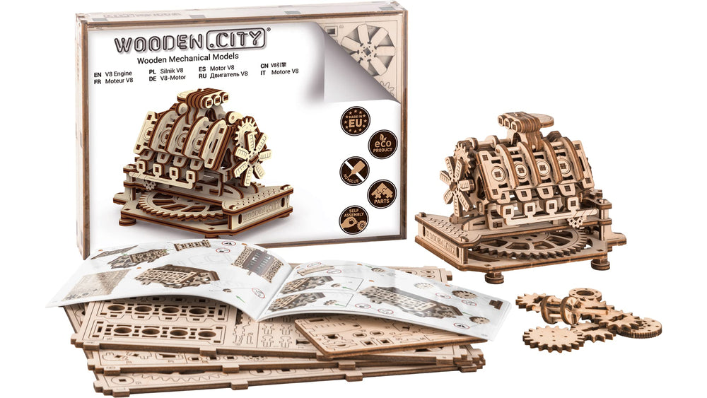 Compact packaging designed for gifting and display.