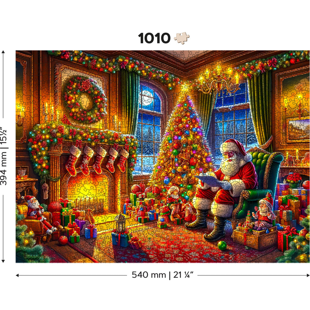 WOODEN.CITY winter cozy evening scene invites relaxed puzzle sessions with warmth.