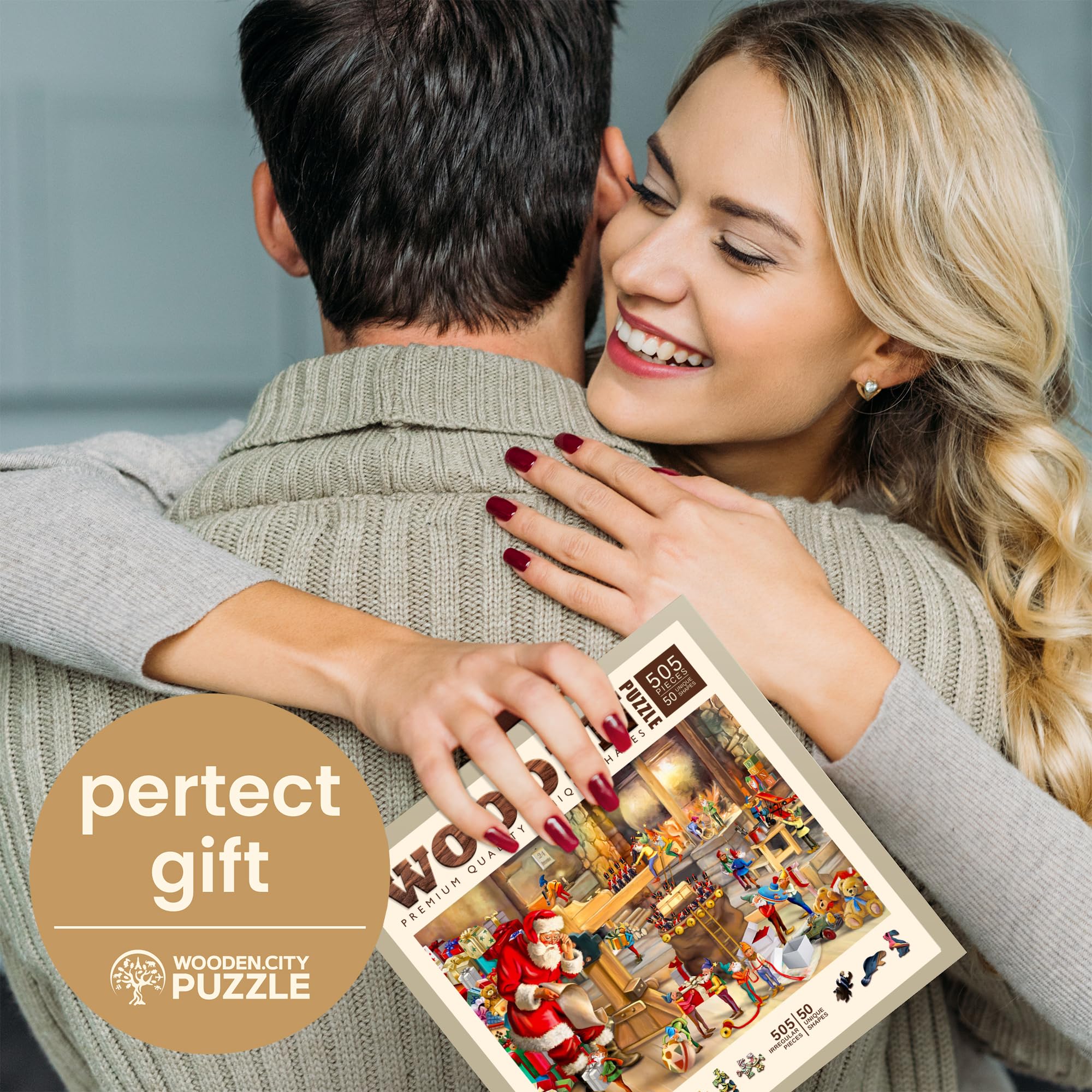 WOODEN.CITY Perfect gift idea for puzzle lovers and families.