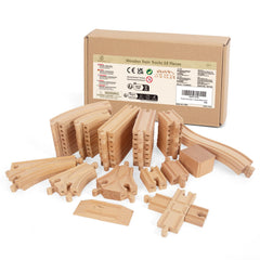 WoodenEdu Australian beech wood with non-toxic paint for safe play