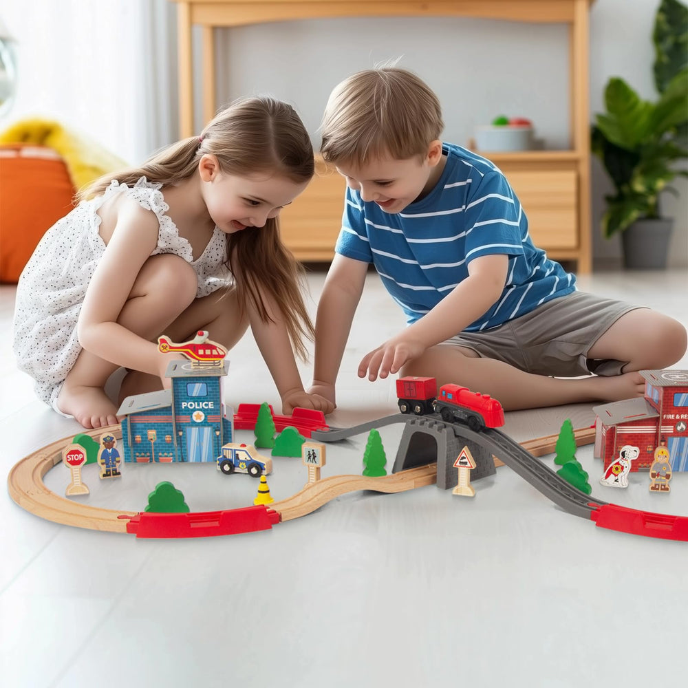 WoodenEdu beech wood construction highlights premium craftsmanship and durable play.
