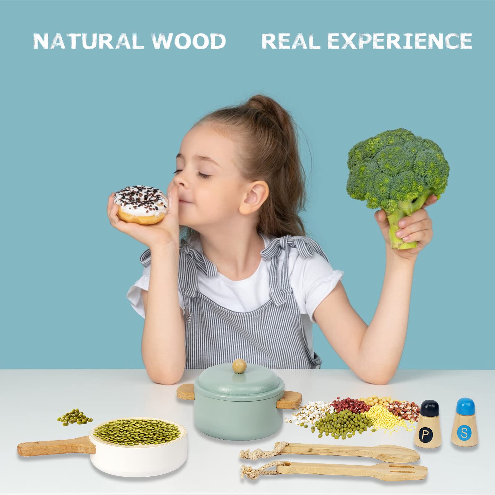 WoodenEdu FSC-certified wood highlights sustainable craftsmanship for kids' toys.