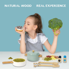WoodenEdu FSC-certified wood highlights sustainable craftsmanship for kids' toys.