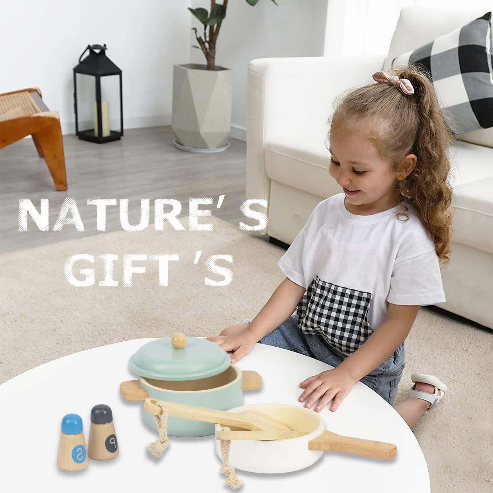WoodenEdu ideal gift for 3+ aspiring little chefs.