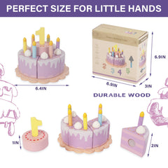 WoodenEdu realistic cutting action model enhances tactile play.