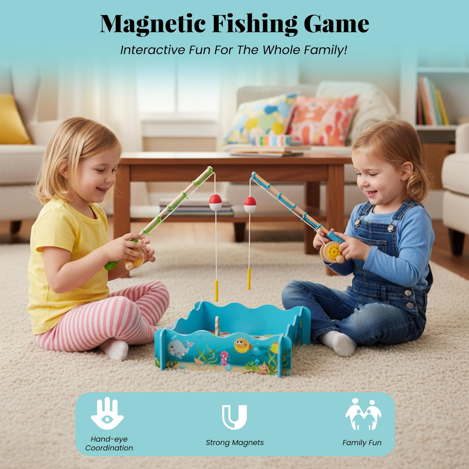 WoodenEdu travel-friendly design makes on-the-go learning fun.