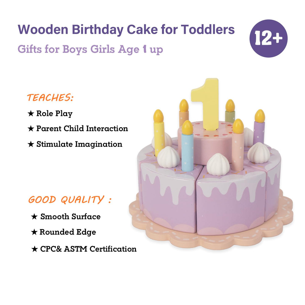WoodenEdu tray and knife set for safe cutting play and roleplay.