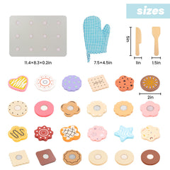 Woodenfun Cookie Toppings Tray keeps toppings organized for imaginative baking sessions.