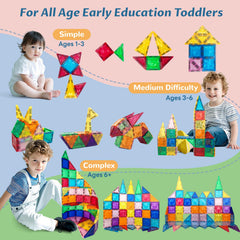 WOODENFUN kids building with tiles supporting STEM thinking and coordination