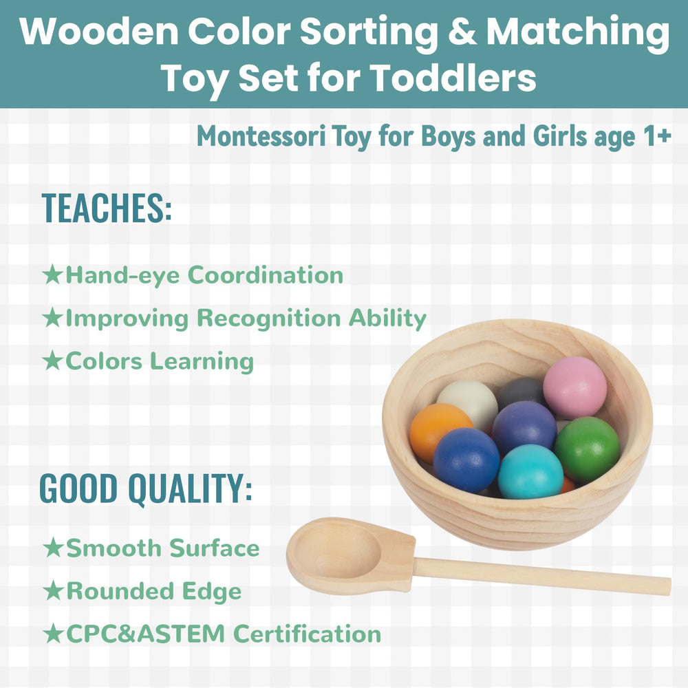 WOODENFUN portable Montessori tray keeps play organized at home or on the go