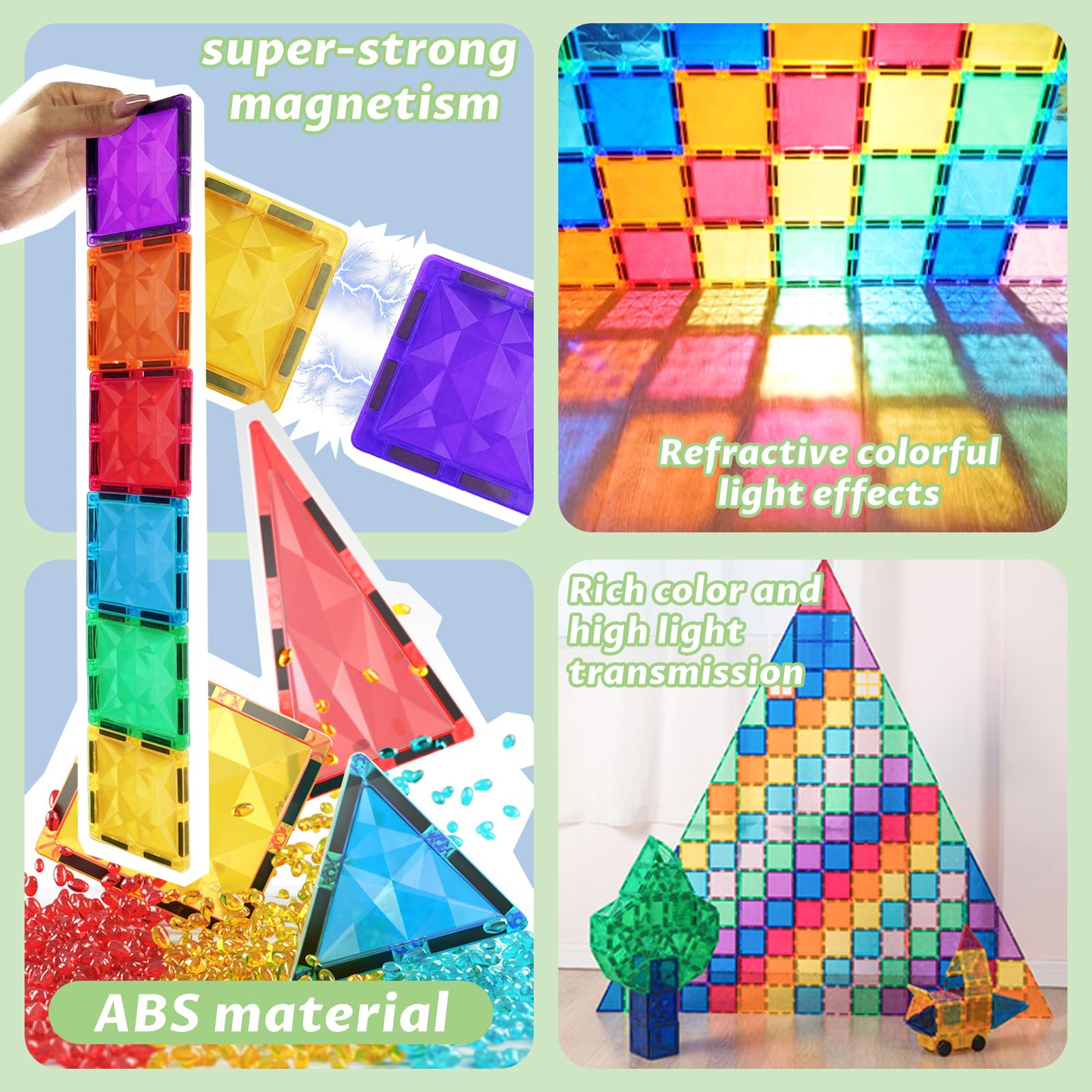 WOODENFUN BPA-free ABS tiles showcase durability and safety features