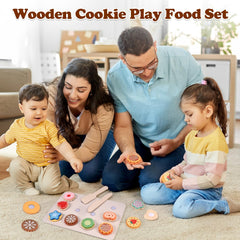 Wooderma child pretend-chef demo captures joyful learning during early education play.