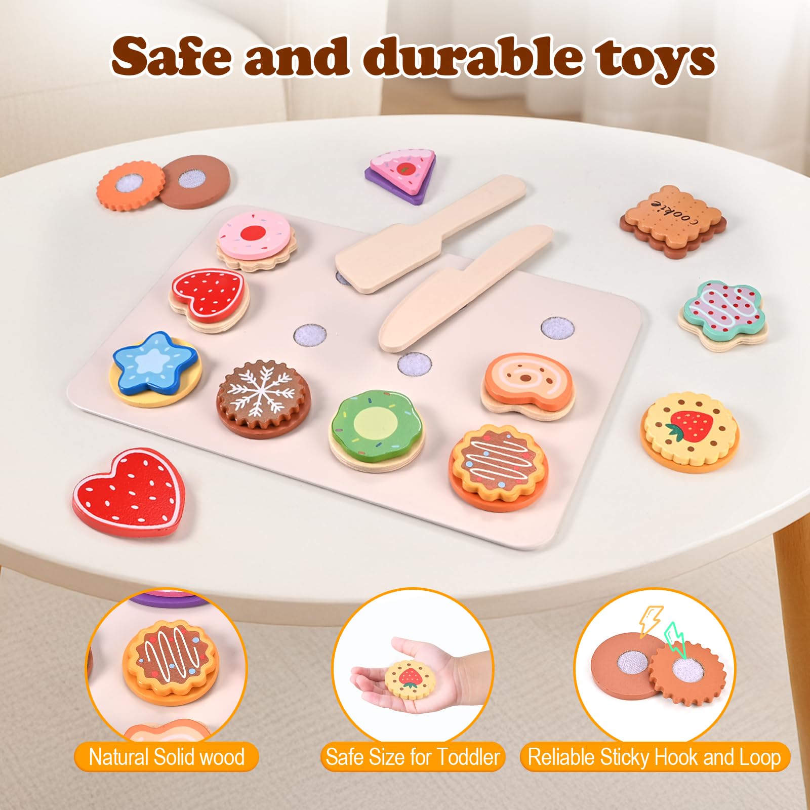Wooderma cookie cutter and spatula image shows toolset for hands-on baking fun.