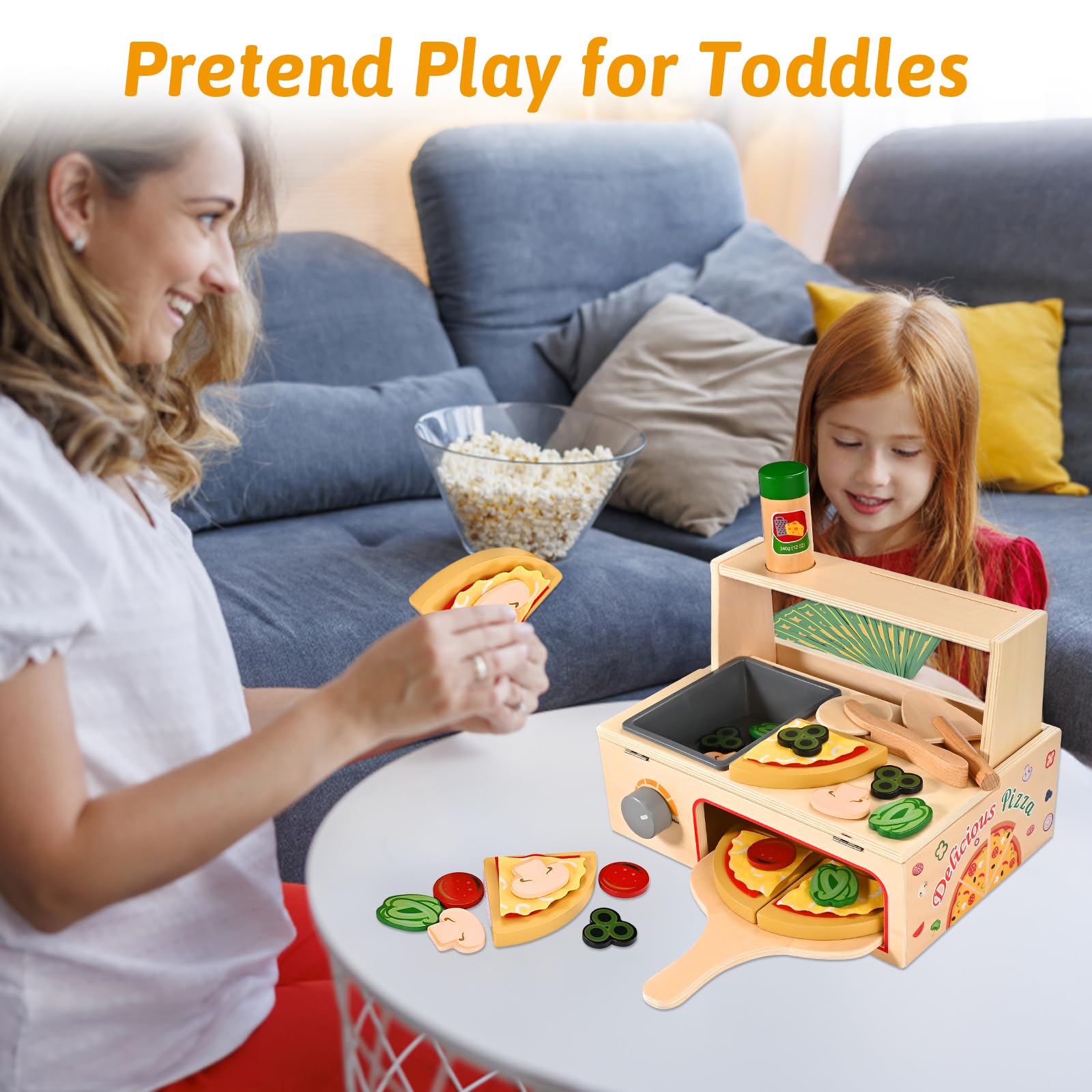 Wooderma foldable storage design makes cleanup quick and compact for families.