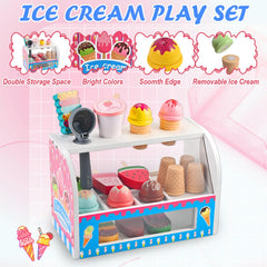 Wooderma ice pops six colors encourage color naming and sorting