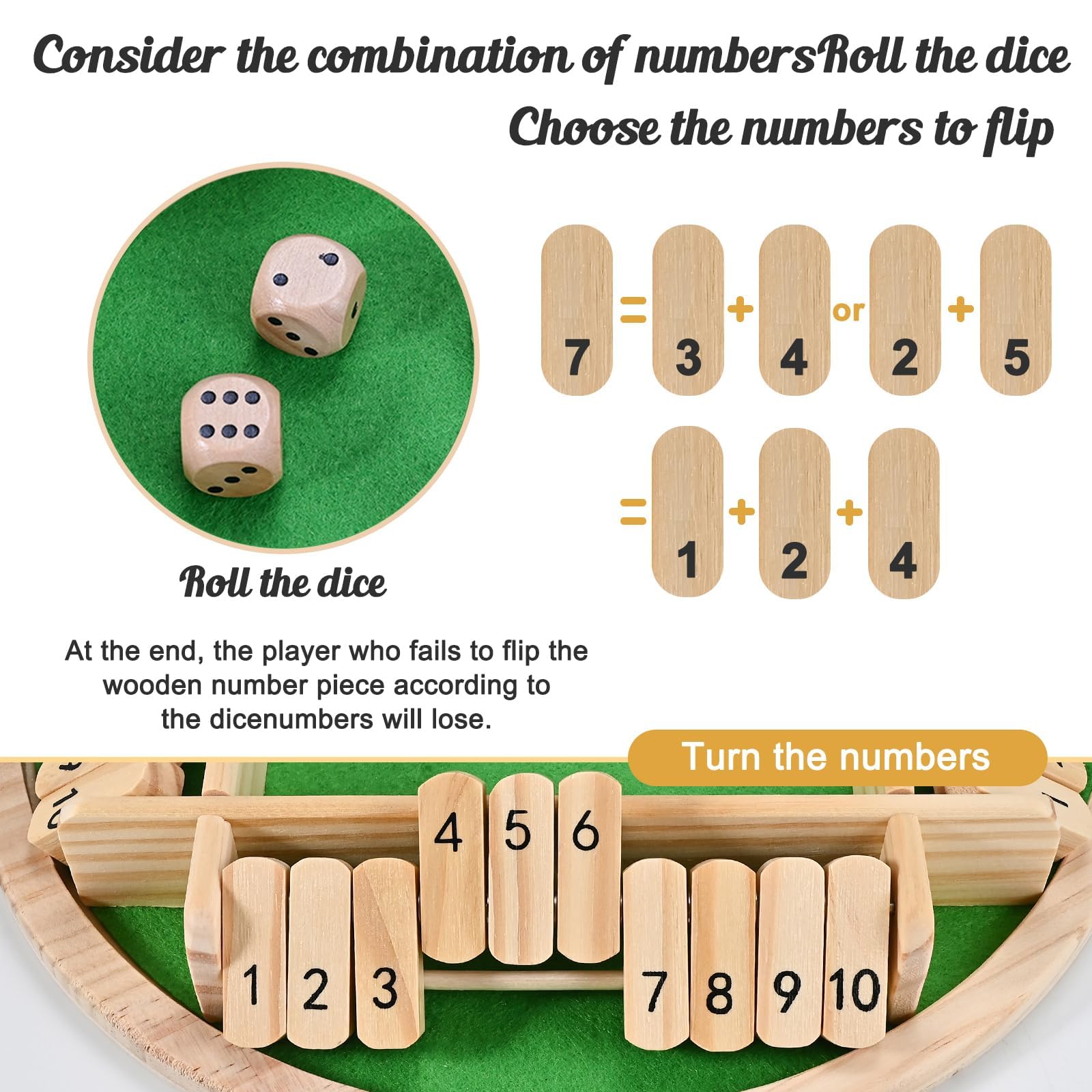 Wooderma Shut The Box suits classrooms and social gatherings