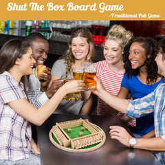 Wooderma Shut The Box includes an instruction sheet for fast learning