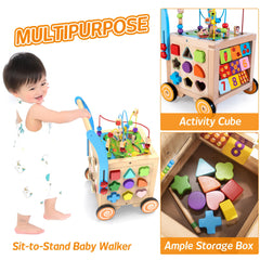 WOODMAM animal maze invites curious exploration during guided play.