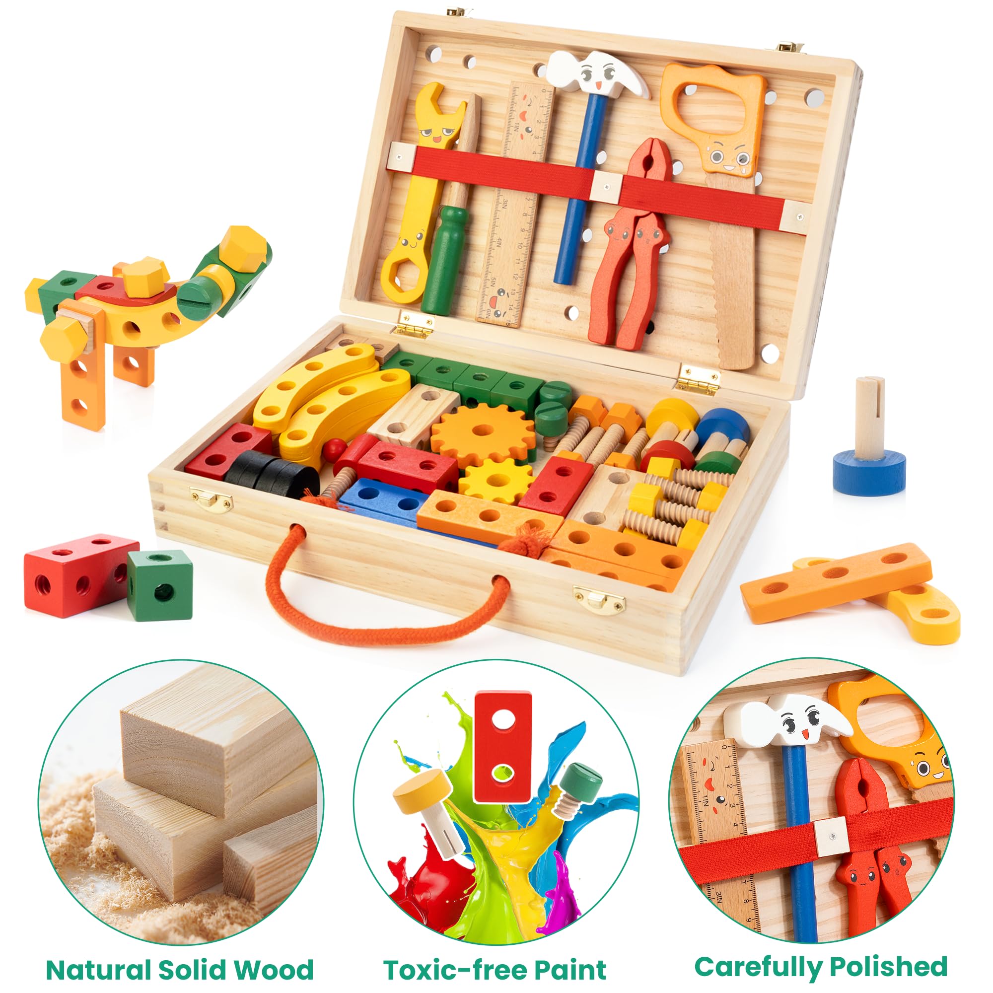 WOODMAM Child-friendly pretend play sparks imaginative building sessions