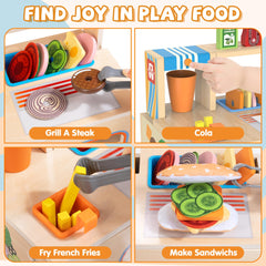 WOODMAM Play money coins support basic counting in role-play shopping.