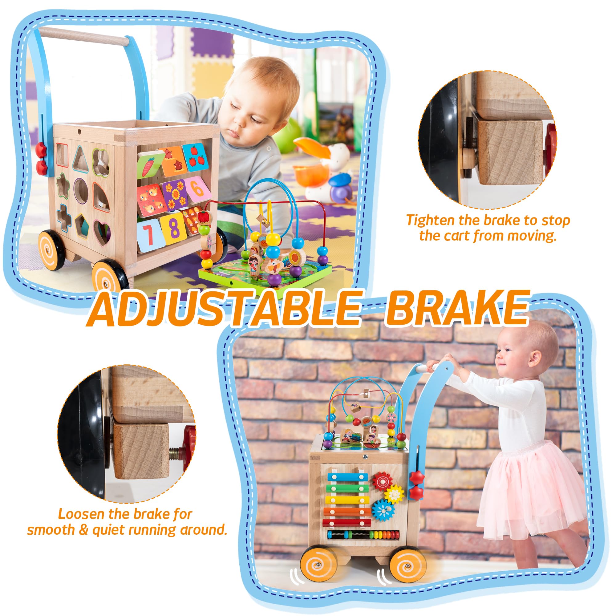 Woodmam safe, non-toxic paint keeps little hands curious and clean.