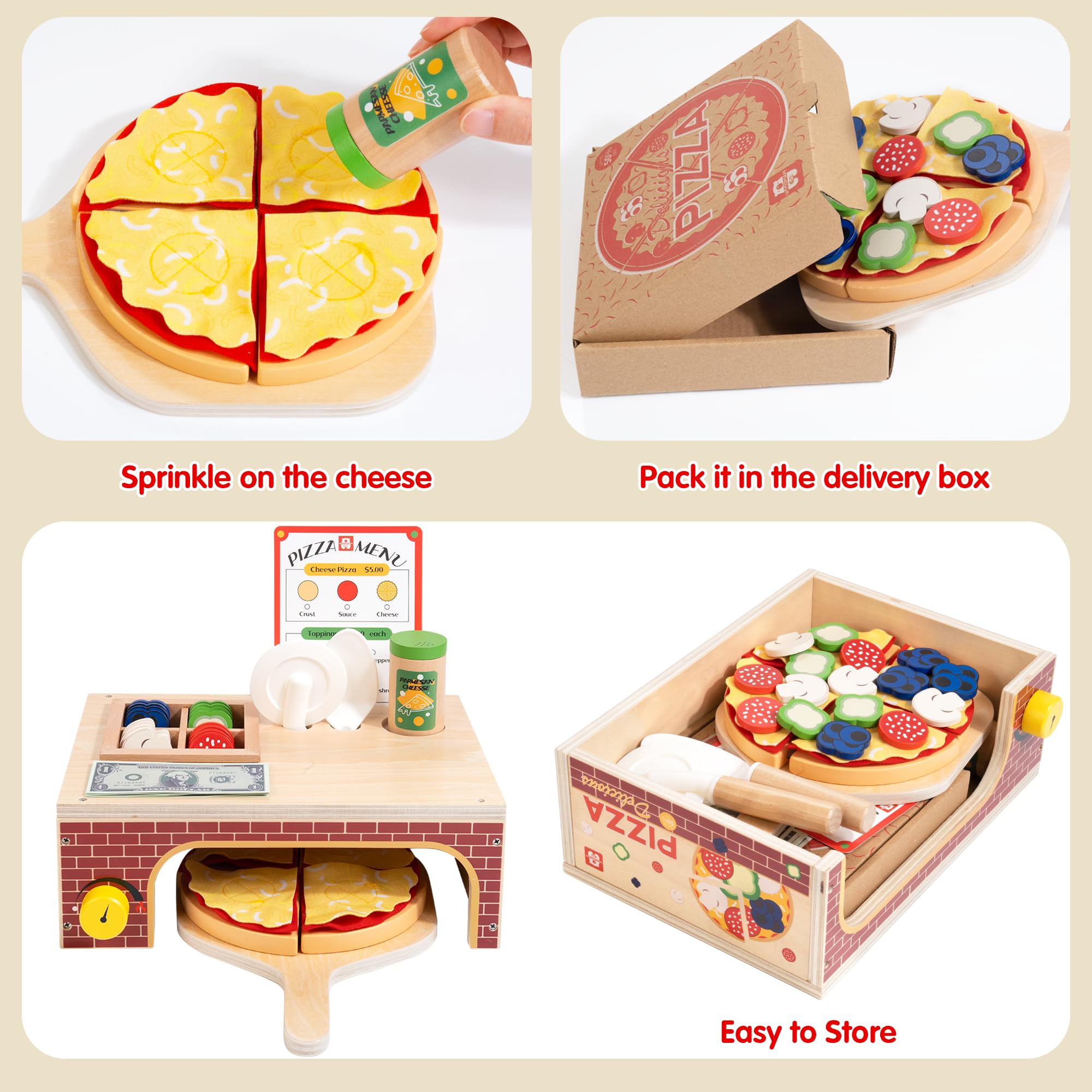 WOODMAM smooth edges: child-friendly design for safe, extended pretend play