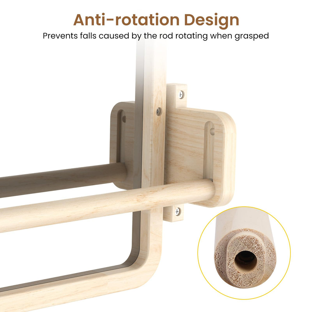 Woodtoe shatterproof acrylic mirror for clear, distraction-free play.