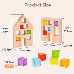 Woodtoe STEM toy supports fine motor skills and problem solving in kids