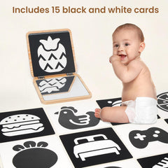 Woodtoe natural pine build emphasizes sturdy, baby-friendly design.