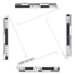 WOOIIROM Mahjong racks with pushers show anti-slip stability during fast play