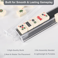 WOOIIROM mahjong racks compatible with American and traditional sets