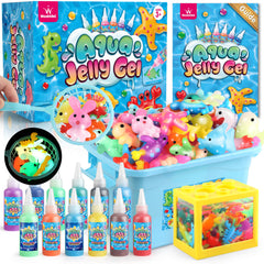 Wookidel Aqua Fairy kit showing vibrant colors for imaginative ocean scenes