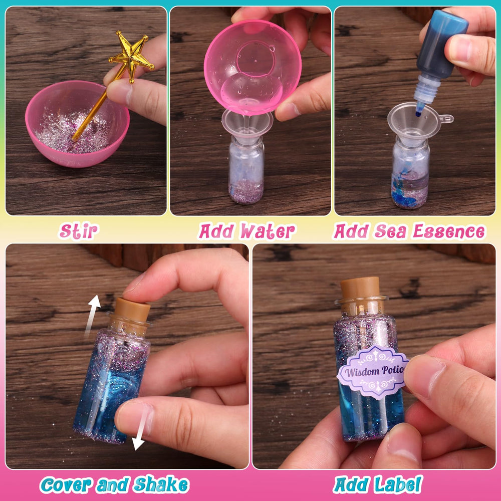 Wookidel Fairy Magic Craft Kit cauldron and wand for pretend play.
