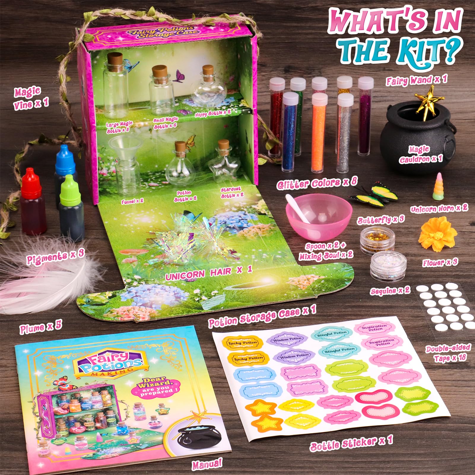 Wookidel Fairy Magic Craft Kit full set ready for imaginative play.