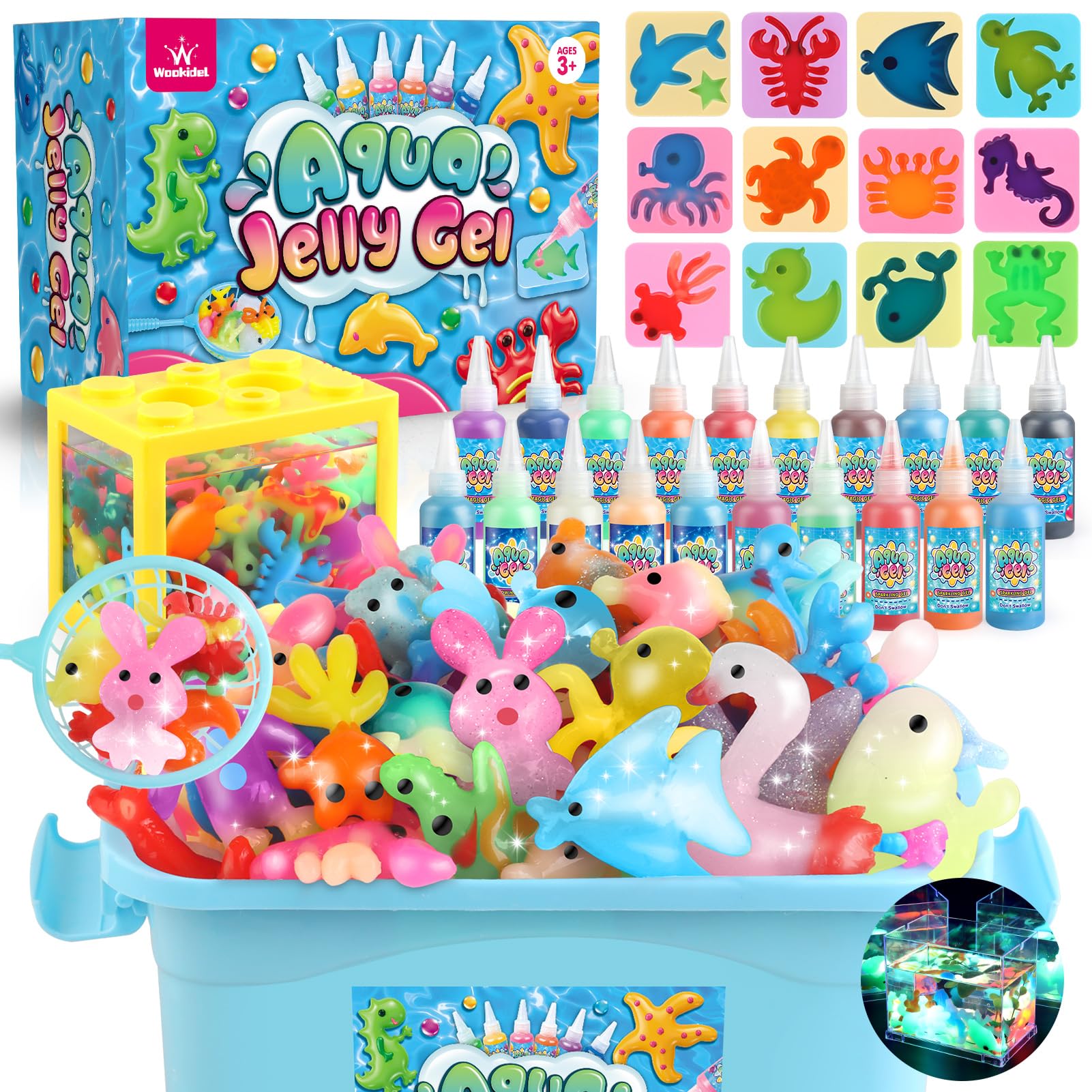 Wookidel Magic Water Elf Toy Kit creates an immersive ocean world for imaginative play.