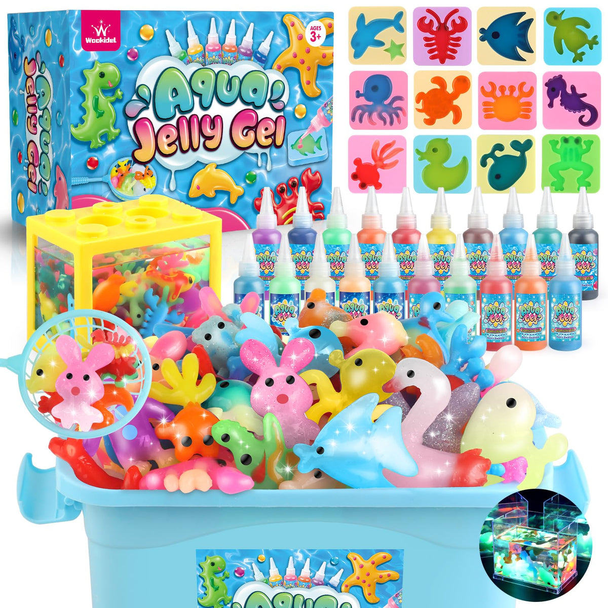 Wookidel Magic Water Elf Toy Kit creates an immersive ocean world for imaginative play.