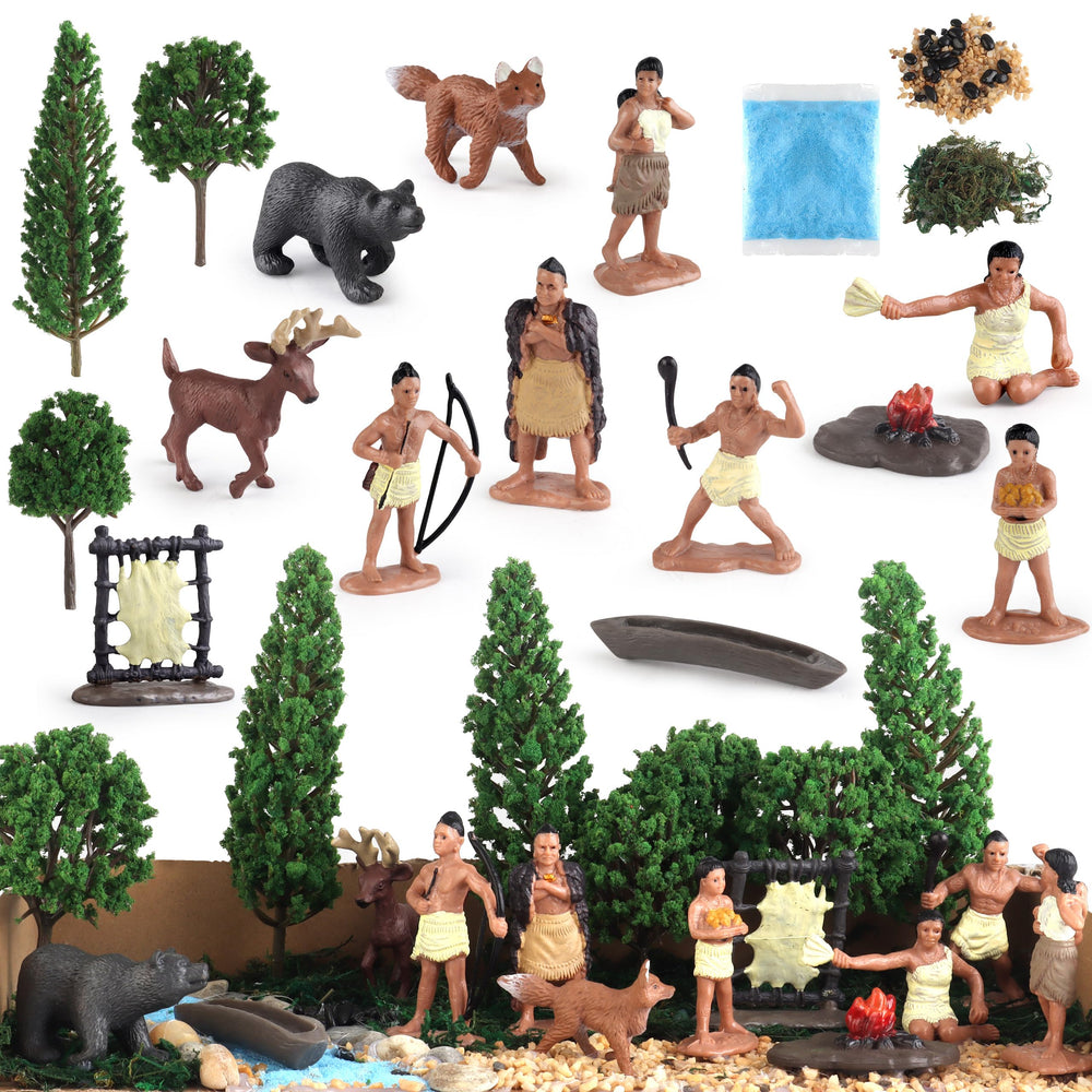 wookidel powhatan chief figurine for classroom history displays